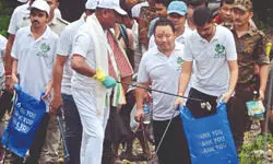 Minister praises initiative to make Buxa Hills free from plastic waste Minister praises initiative to make Buxa Hills free from plastic waste