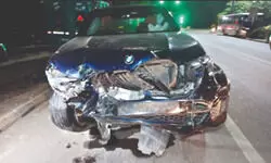 Senior Finance Ministry official killed, three hurt as BMW hits motorcycle