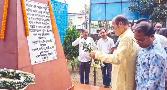 ‘Uprising of 1942’: Balurghat Diwas observed with solemnity and pride