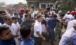 Rahul Gandhi visits flood-hit areas in Amritsar