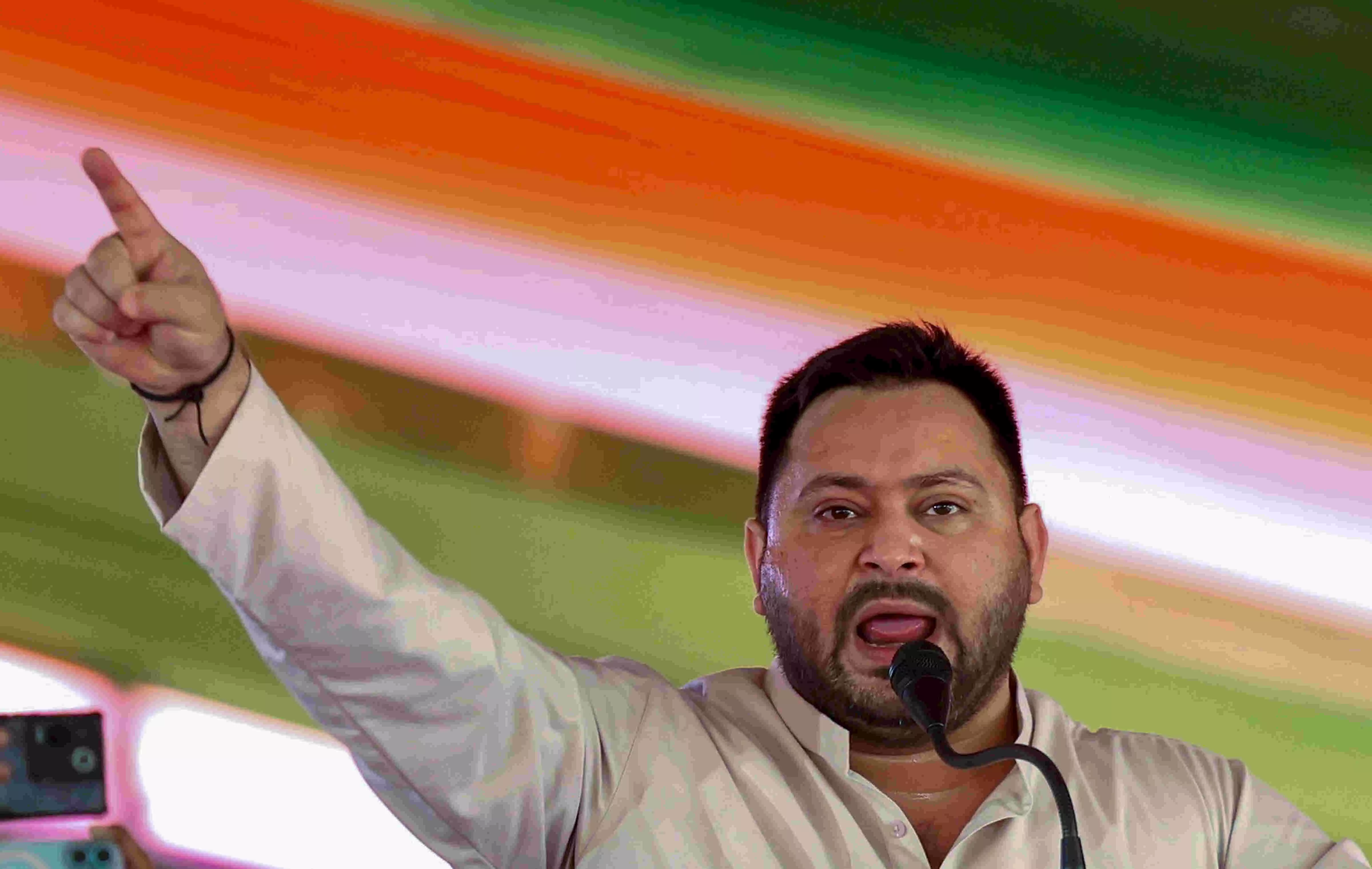 Tejashwi demands action against Bihar Minister Jibesh Kumar for abusing, assaulting journalist Tejashwi demands action against Bihar Minister Jibesh Kumar for abusing, assaulting journalist