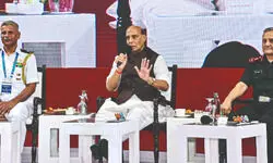 Rajnath exhorts Armed Forces to stay alert to deal with invisible challenges