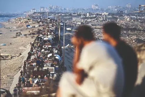 Israel’s military begins its ground offensive in Gaza City