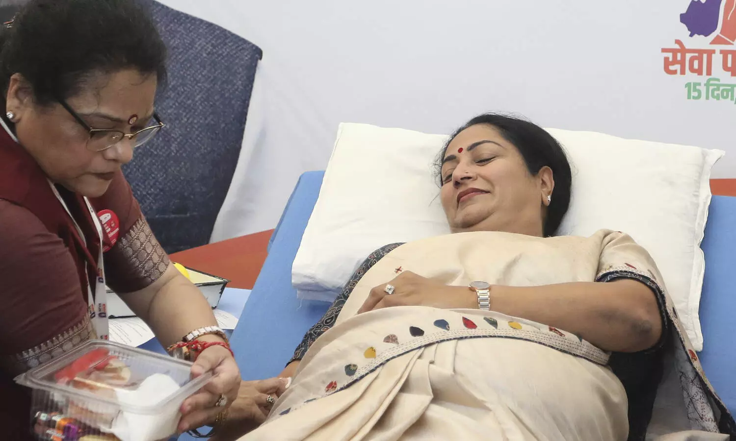 Delhi CM, ministers donate blood at camp on Kartavya Path to mark PM Modis birthday