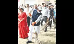 Chhattisgarh CM Sai launches cleanliness drive Chhattisgarh CM Sai launches cleanliness drive