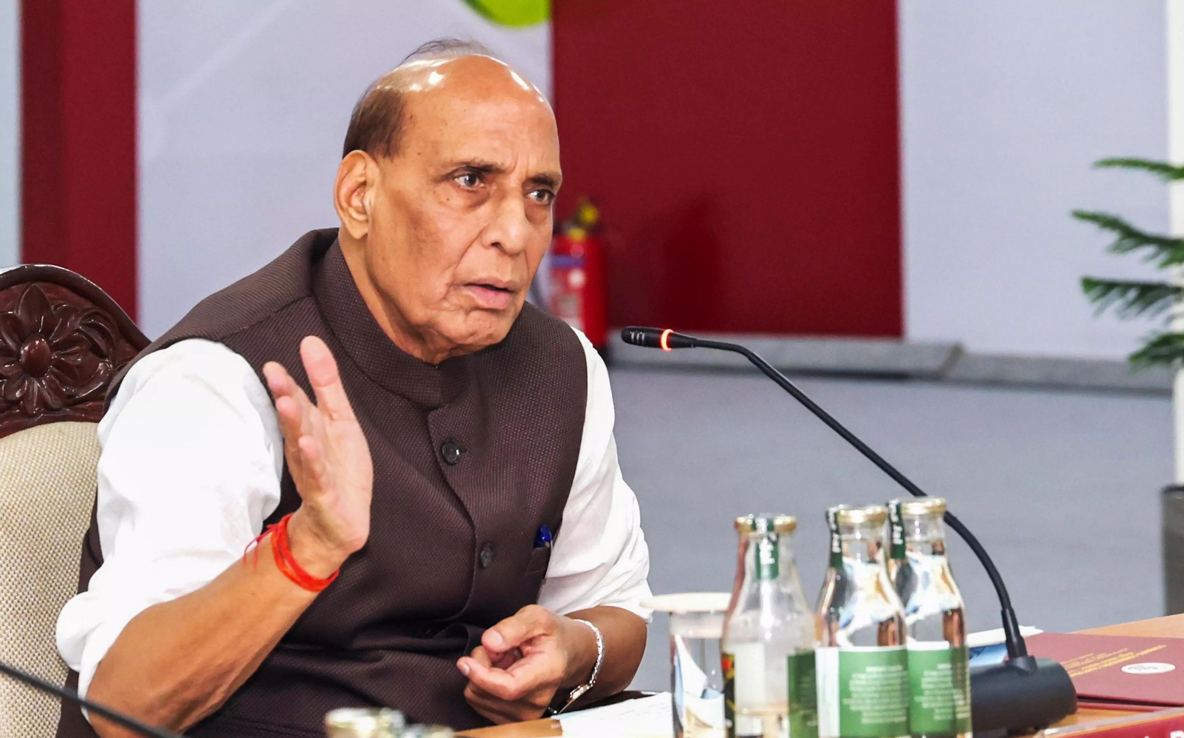 Operation against terrorists not suspended due to intervention of anyone: Rajnath Singh