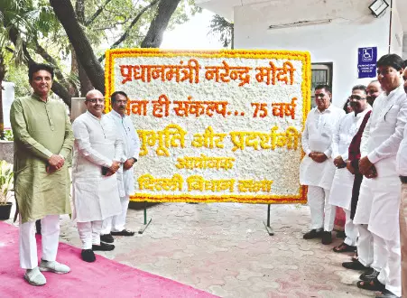 Exhibition on PM’s life & vision inaugurated at Delhi Assembly