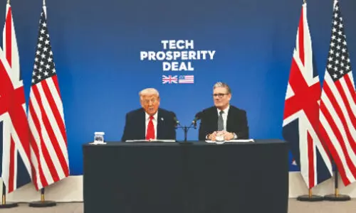Trump meets with Starmer on UK visit after royal welcome