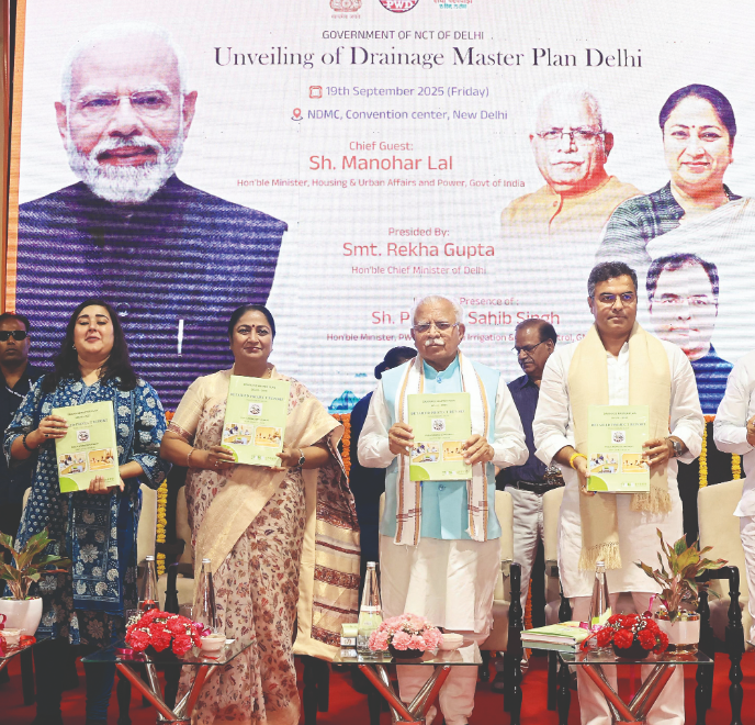 Delhi unveils Rs 57K-crore Drainage Master Plan for 30-yr flood-free city