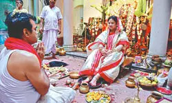 Sadhaba Puja When Durga resides within