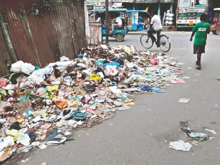 Durga Puja looms as Raiganj residents face rising garbage Durga Puja looms as Raiganj residents face rising garbage