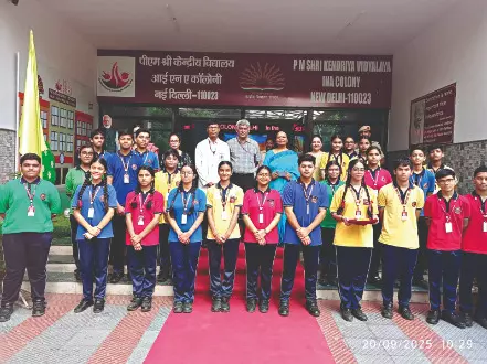 AIIMS director leads school awareness drive