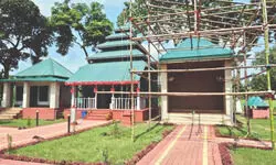 Shikarpur gears up for 100th Durga Puja at Devi Chaudhurani Temple Shikarpur gears up for 100th Durga Puja at Devi Chaudhurani Temple