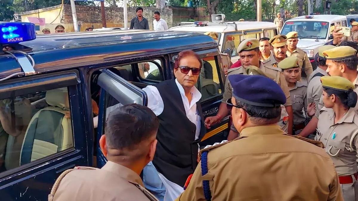 Azam Khan released from jail after almost 2 years, supporters gather outside Sitapur jail
