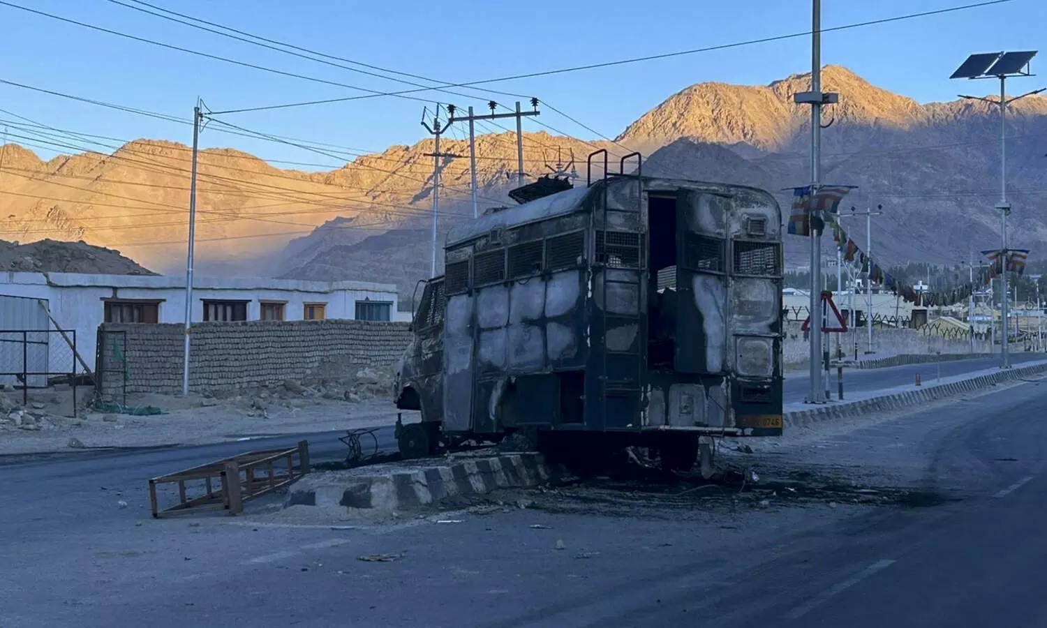 Curfew imposed in Ladakh after intense clashes; heavy security in towns, 50 detained
