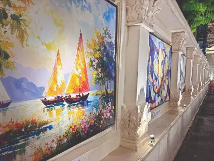 AI art turns Puja pandal into European art museum AI art turns Puja pandal into European art museum