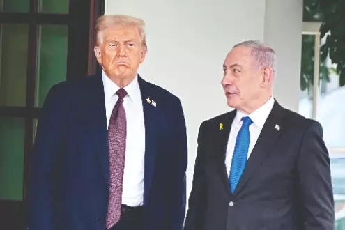 Trump meets Netanyahu for pivotal talks on Gaza peace proposal