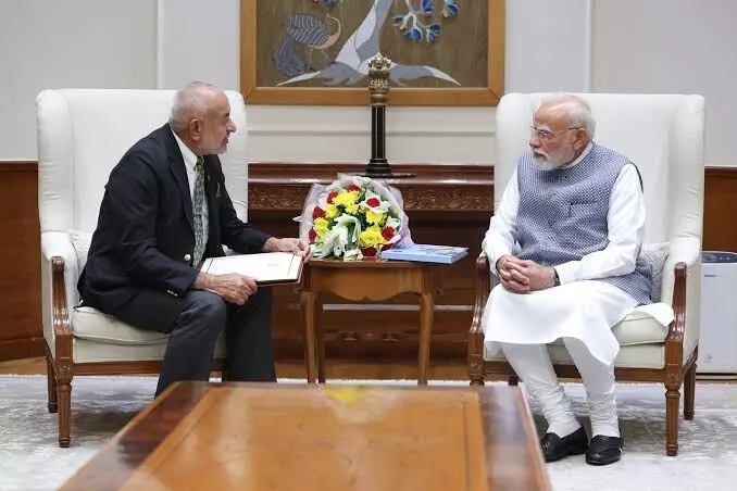 Andaman Lt Governor meets PM in New Delhi, breifs him on key infrastructure projects