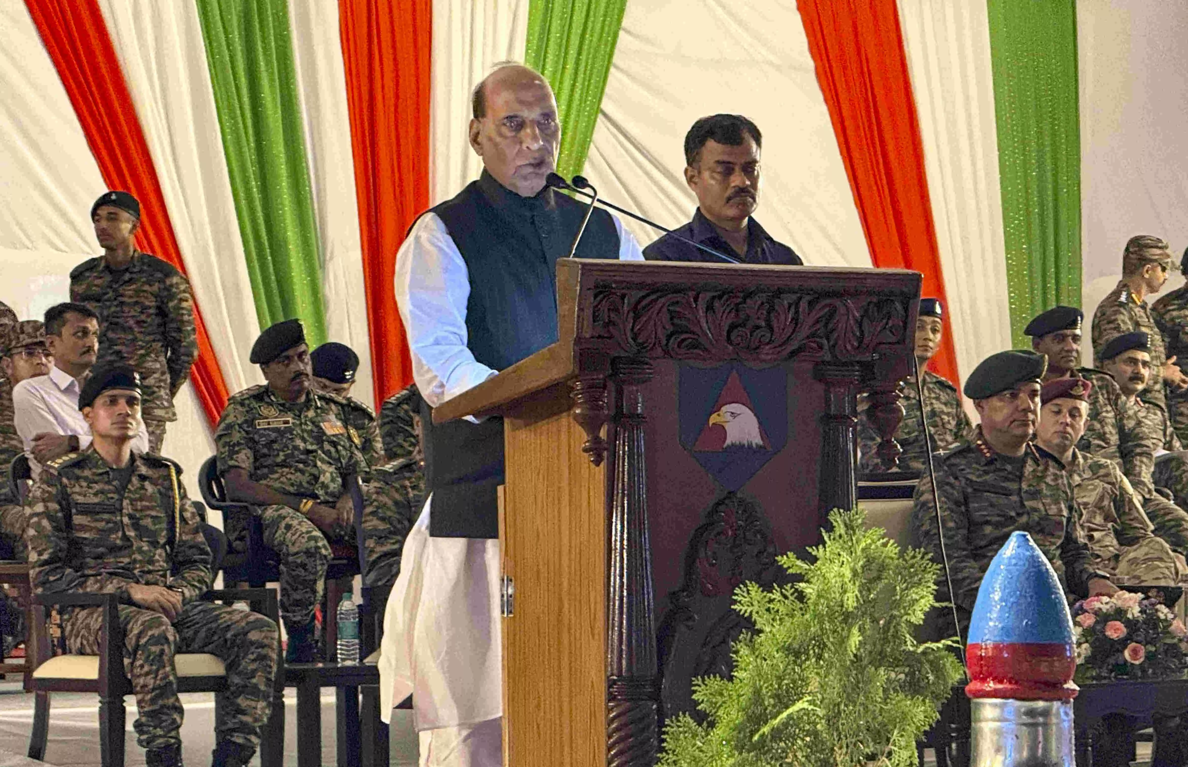 If any misadventure is attempted... Rajnath warns Pakistan against aggressive approach towards Sir Creek