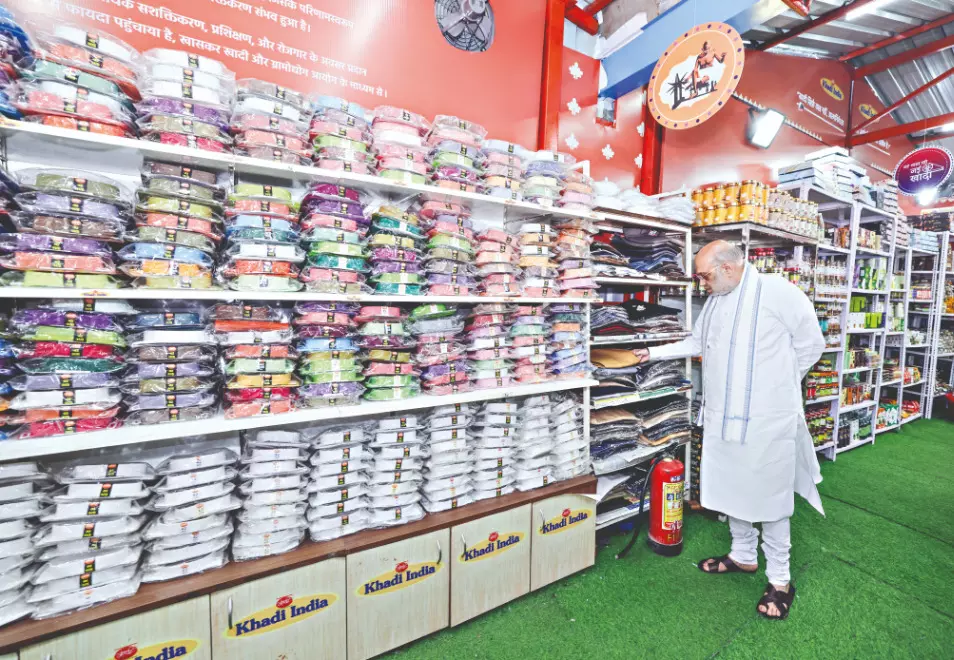 Shah urges people to buy Khadi products worth Rs 5K every year