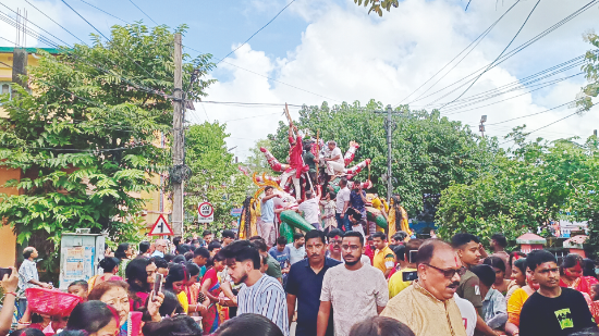 Cooch Behar Rajbari observes traditional immersion of Boro Devi Cooch Behar Rajbari observes traditional immersion of Boro Devi