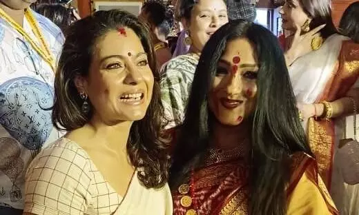 Celebrities bask in the spirit of Durga Puja