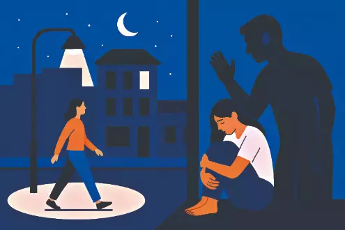 Safe streets, unsafe homes