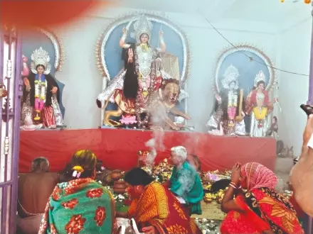 Raiganj’s Khadimpur marks 350-yr-old Balai Chandi Puja
