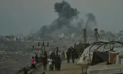 Peace plan goes up in flames as Israel bombs Gaza, dozens dead Peace plan goes up in flames as Israel bombs Gaza, dozens dead