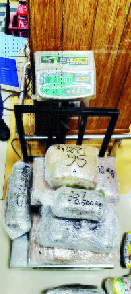 CISF prevents attempt to smuggle drugs; 21 kg of cannabis recovered at Imphal airport