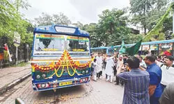 Old bus service linking Ramrajatala and Rajabazar back after years Old bus service linking Ramrajatala and Rajabazar back after years