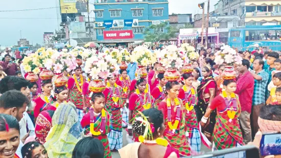 Tribal Mela organised in Itahar after Durga Puja idol immersion