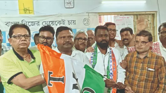 Alipurduar: BJP leader Rahul Lohar joins Trinamool Congress