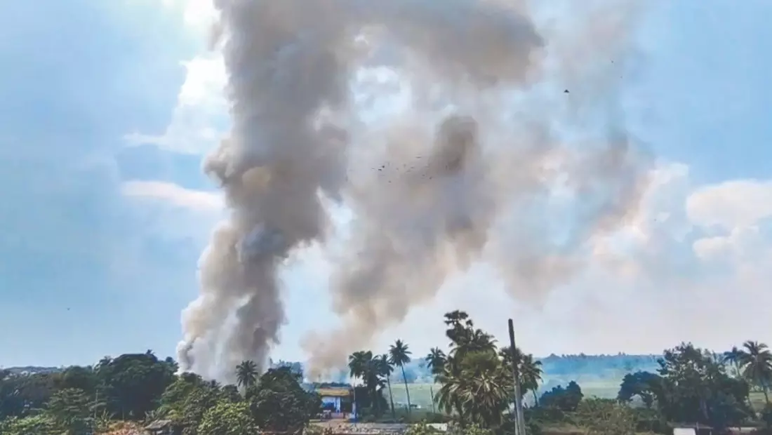Andhra Pradesh: 7 killed, 3 injured in crackers manufacturing unit fire