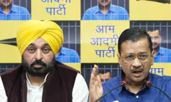 Punjab: Mann, Kejriwal lay foundation stone for over 3100 sports grounds Punjab: Mann, Kejriwal lay foundation stone for over 3100 sports grounds