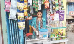 Couple among 26,000 terminated now operate a roadside snack stall