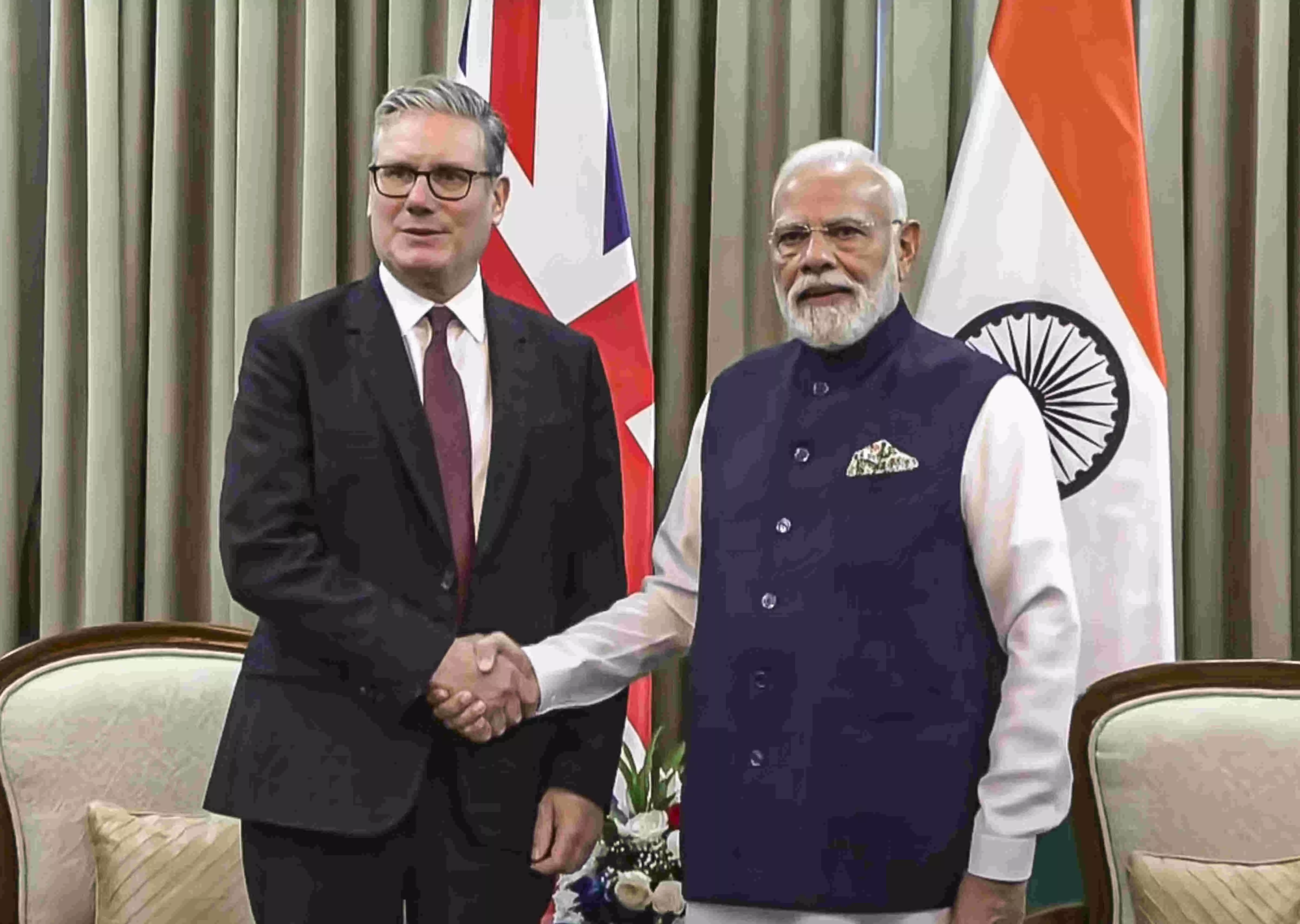 PM Modi holds talks with UK counterpart Starmer