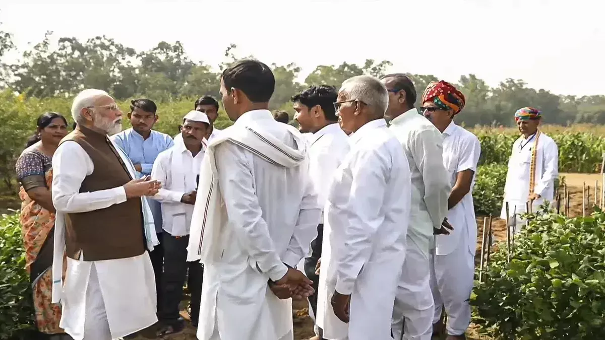 PM launches Rs 35,440-cr farm boost; attacks Cong for ‘neglecting’ farm sector