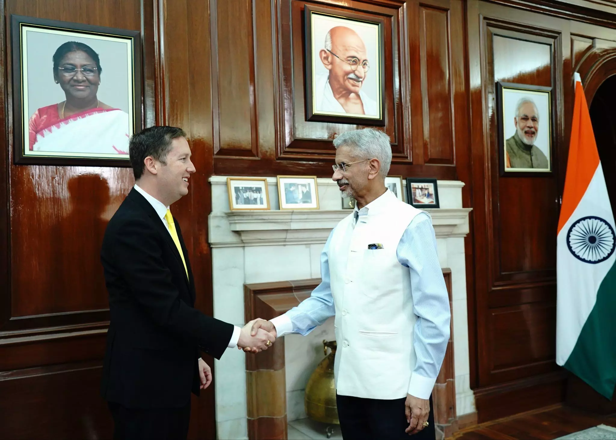 Jaishankar meets US ambassador-designate Sergio Gor Jaishankar meets US ambassador-designate Sergio Gor