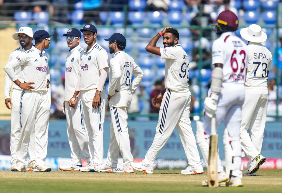 India enforce follow-on after bowling out West Indies for 248