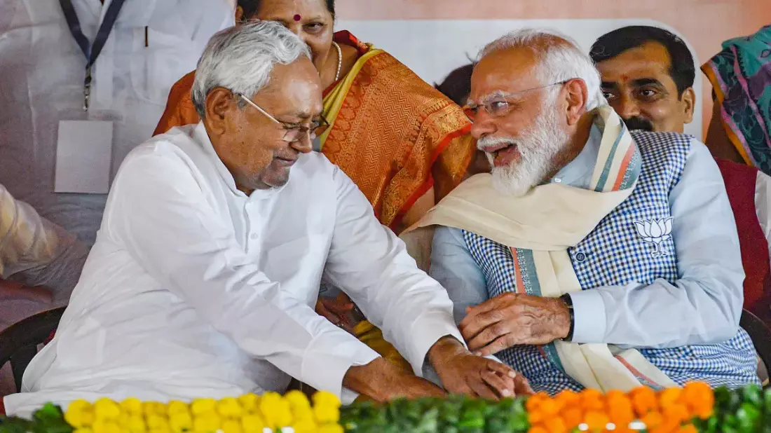 NDA seat sharing in Bihar: JD(U), BJP to contest 101 constituencies each, Chirag’s party gets 29