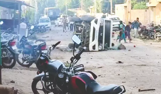 Violence at farmers’ rally organised by AAP in Gujarat