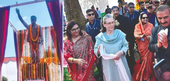 Shimla’s Ridge gets Virbhadra Singh’s statue