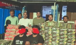 Raiganj: Police seize banned sound crackers, 2 people held