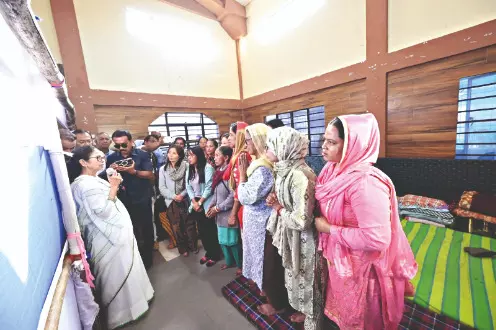 Mamata visits grieving family in Mirik, puts review meet on hold Mamata visits grieving family in Mirik, puts review meet on hold