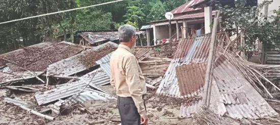 Jalpaiguri floods submerge about 13,000 hectares of farmland Jalpaiguri floods submerge about 13,000 hectares of farmland