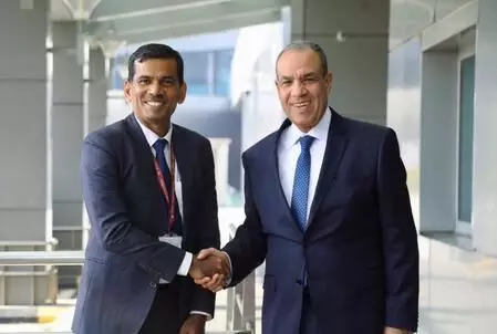 Egyptian FM Badr Abdelatty arrives in Delhi for key strategic dialogue Egyptian FM Badr Abdelatty arrives in Delhi for key strategic dialogue