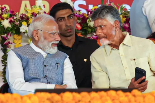 Andhra reaping incremental benefits through double engine govt: CM Naidu Andhra reaping incremental benefits through double engine govt: CM Naidu