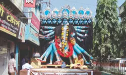 Revolutionary legacy lives on in English Bazar’s Mahakali Puja