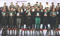 About 210 Maoists with over Rs 9 cr bounty surrender; CM Sai hails ‘new era of peace’ About 210 Maoists with over Rs 9 cr bounty surrender; CM Sai hails ‘new era of peace’